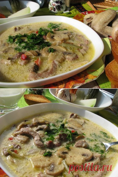 Суп а-ля Строганов - согревающий, наваристый, ароматный! | Четыре вкуса