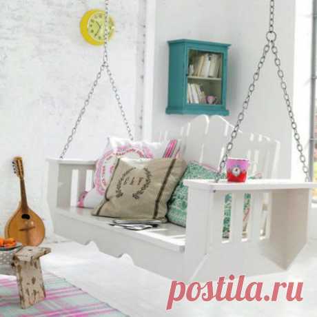 ДИЗАЙН ДЕТСКОЙ #ИДЕЯ #качели #подушки #декоративные