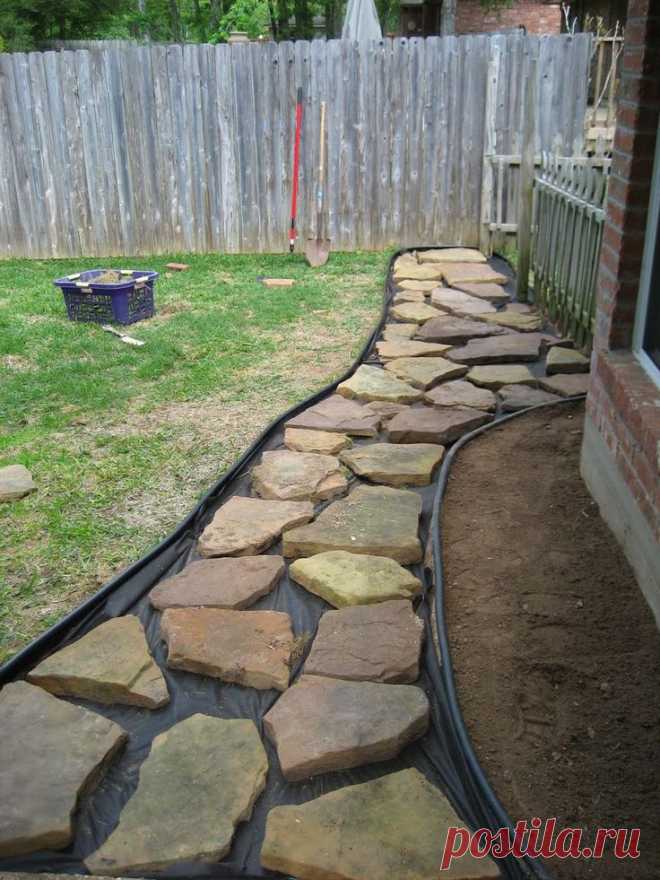 Планируем сад и его форму заранее: всё про садовые дорожки | Backyard walkway, Garden design, Pathway landscaping