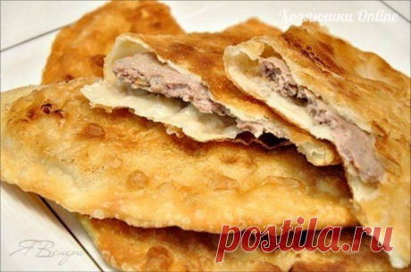 Самые вкусные чебуреки с мясом. | Хозяин и Хозяюшка