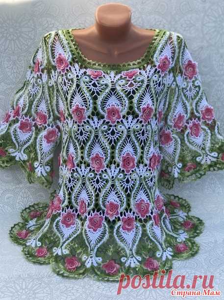 Моя связанная красотка, туника - Вязание - Страна Мам