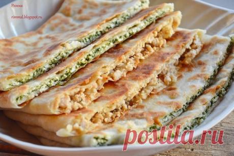 Интересные новости Гёзлеме (Турецкие лепешки с мясом и сыром и шпинатом).
