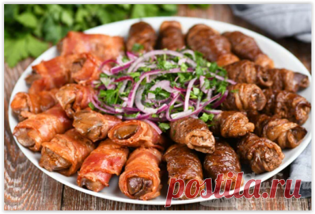 Эффектная закуска из куриной печени в беконе - она удивила всех моих гостей
