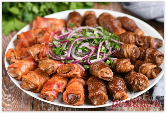 Эффектная закуска из куриной печени в беконе - она удивила всех моих гостей