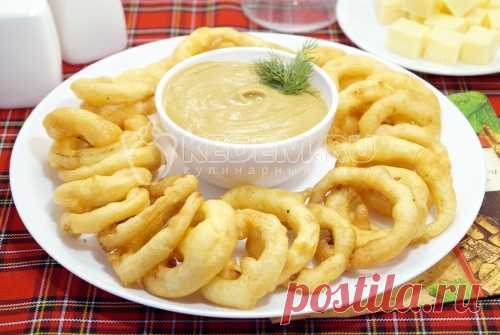 Луковые кольца в кляре – Пошаговый рецепт с фото. Закуски. Вкусные рецепты с фото. Закуски из грибов и овощей