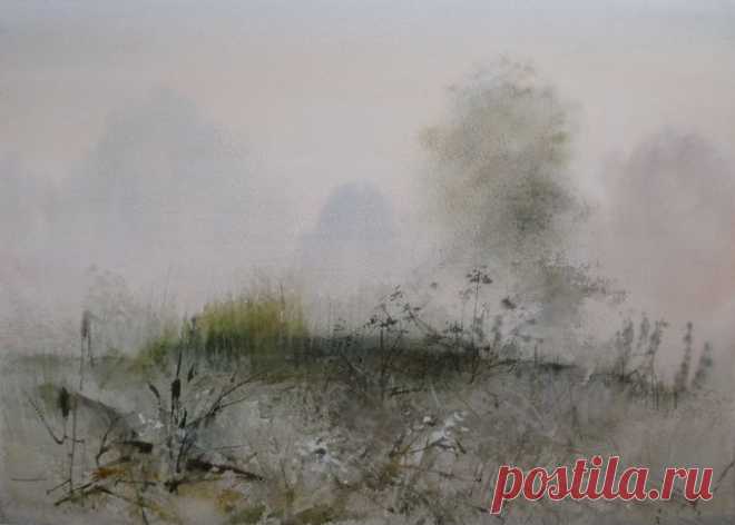 Илья Ибряев. Акварель.