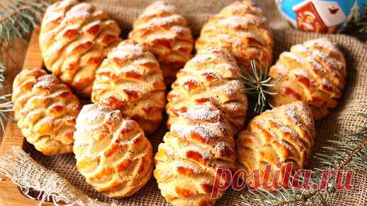 Нужна только чайная 🥄 ложка! ❤ Вот это настоящие новогодние шишки. Медовое печенье. Выпечка к чаю. Как пряники | Наташа Шакинко | Дзен