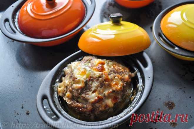 Порционная мясная запеканка. Мини-формы для запекания и выпечки от Bergner. :: Интернет-магазин «MetalPosuda»