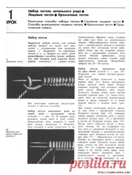 &quot;Азбука вязания - спицы&quot;. Книга по вязанию. Часть 1..