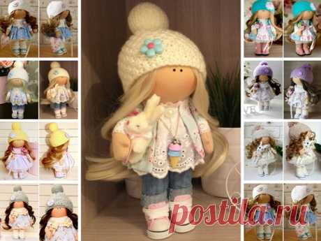 Handmade doll Nursery doll Soft doll Art doll by AnnKirillartPlace