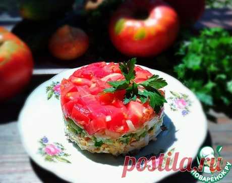 Салат мясной с овощами &quot;Август&quot; - кулинарный рецепт