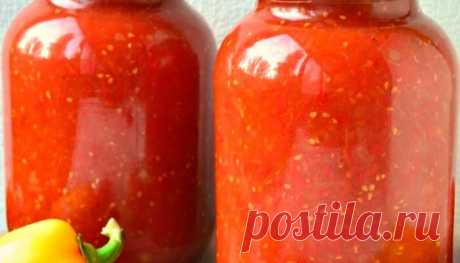 Томатное пюре с болгарским перцем и солью | Fresh-Recipes