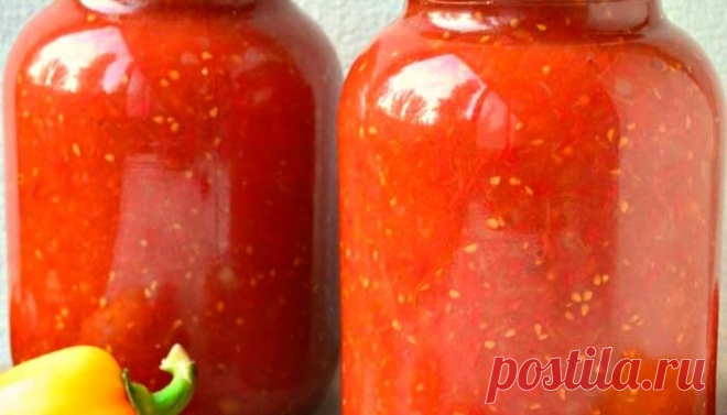 Томатное пюре с болгарским перцем и солью | Fresh-Recipes
