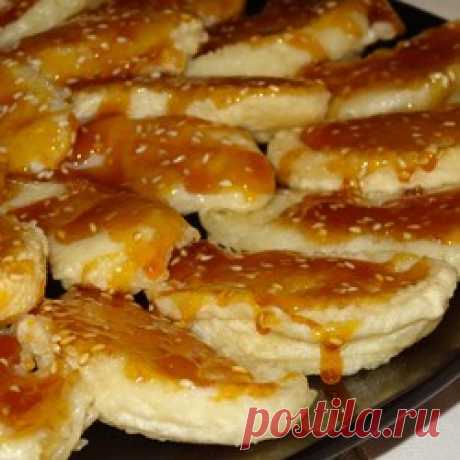 Кулинарный рецепт Яблоки в карамели с кунжутом с фото