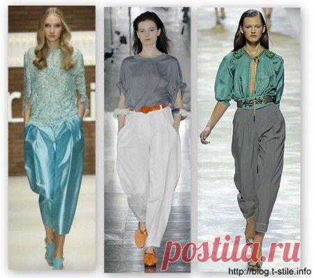 Блог "О шитье…" » Как смоделировать брюки «бананы»?