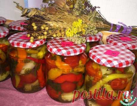 Маринованные помидоры со стручковым перцем – кулинарный рецепт