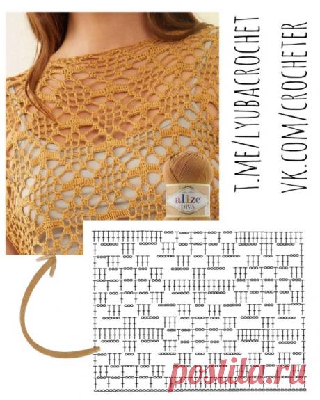 🦋🌶 Узоры крючком в копилку