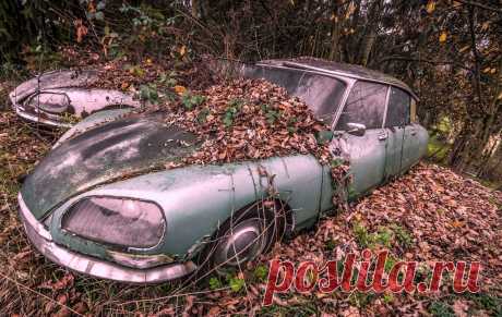 Citroen DS. Забытые сокровища на французской дороге...