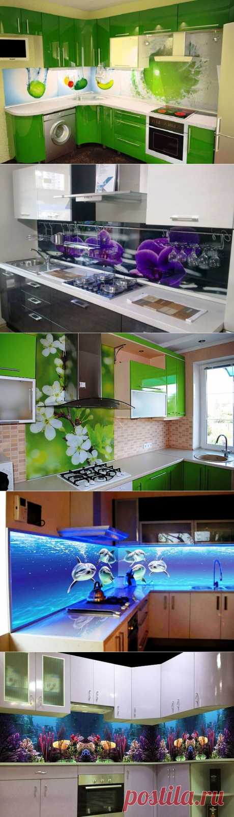 СТЕКЛЯННЫЕ ПАНЕЛИ С ПРИНТАМИ ДЛЯ КУХНИ