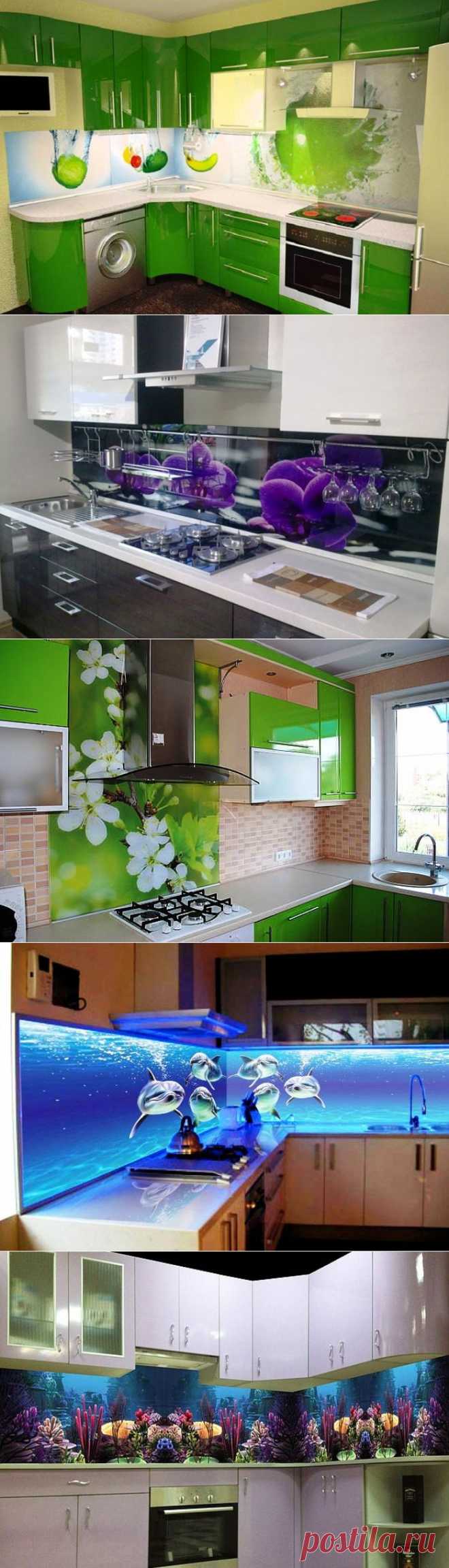 СТЕКЛЯННЫЕ ПАНЕЛИ С ПРИНТАМИ ДЛЯ КУХНИ