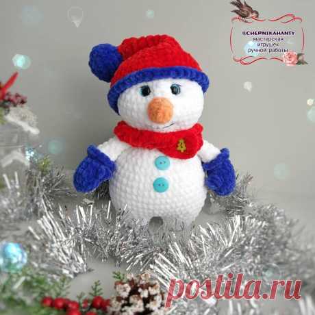 Снеговик Снежок схема амигуруми | Hi Amigurumi