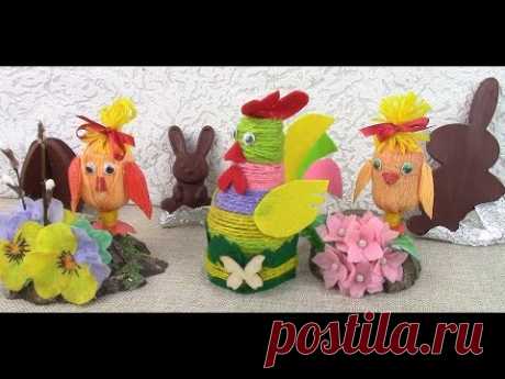 Поделки из БРОСОВОГО материала к Пасхе/ Easter crafts DIY. ХоббиМаркет