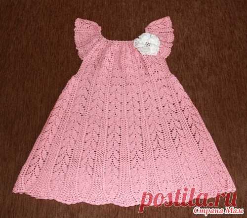 Платье девочкам-конфеточкам крючком.. он-лайн от Камиллы - Вяжем вместе он-лайн - Страна Мам