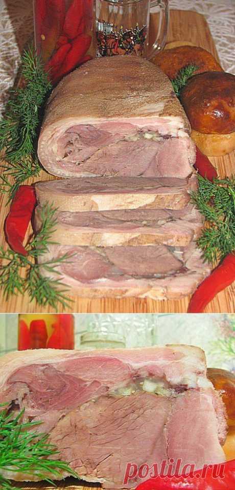 Рулька свиная запеченая