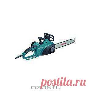 Makita UC4020A пила цепная - Пила цепная электрическая Makita UC4020A оснащена мощным двигателем (1800 Вт), ее пильная гарнитура состоит из шины длиной 40 см и соответствующей цепи с шагом 3/8". Пила проста в обслуживании и надежна в эксплуатации. Расположение ведущей звездочки обеспечивает беспроблемную установку и демонтаж пильной гарнитуры. Натяжение цепи регулируется без применения вспомогательных инструментов.
