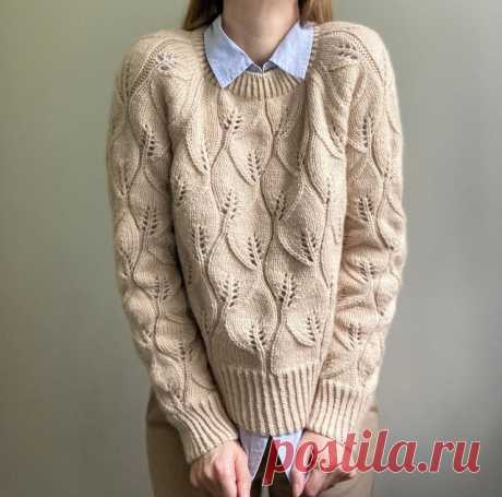 Пост на стене Свитер ✨Solandra✨РАЗМЕРЫ🧵XS (S) M (L) XL (2XL) 3XL (4XL) 5XL.ПЛОТНОСТЬ ВЯЗАНИЯ:🧵19 п. и 24 ряда = 10 х 10 см узором по Схеме на спицах № 5,5, после блокировки