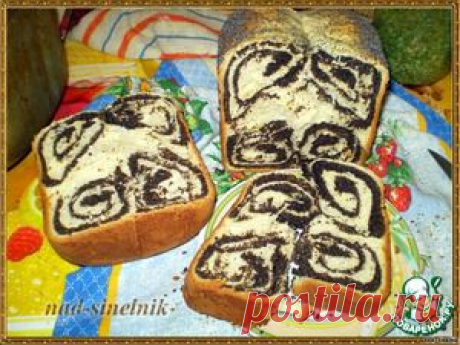 Рулеты с маком из хлебопечки - кулинарный рецепт