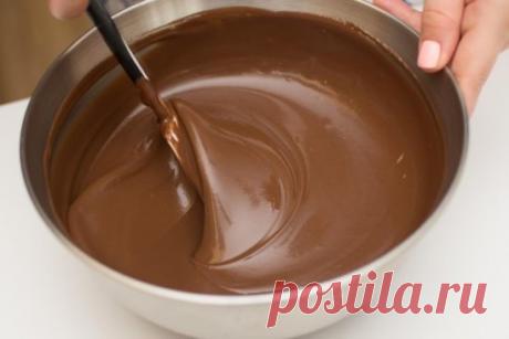 Шоколадная глазурь
Глазурь, которая никогда не растекается.