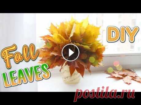Осенние поделки: БУКЕТ ИЗ ЛИСТЬЕВ/ #DIY NataliDoma Всем привет! Меня зовут Наталья, в этом видео я показываю, как сделать простой букет из осенних листьев своими руками. (Осенние поделки) Для изготовле...
