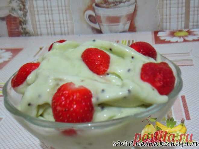 Мороженое из банана и киви