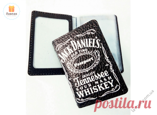 Jack Daniels (Джек Дениелс) - Кожаная обложка для автодокументов, ID-карты  → Купить за 189 грн. → Цена, Отзывы