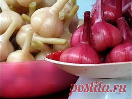 Рецепты маринованного чеснока головками