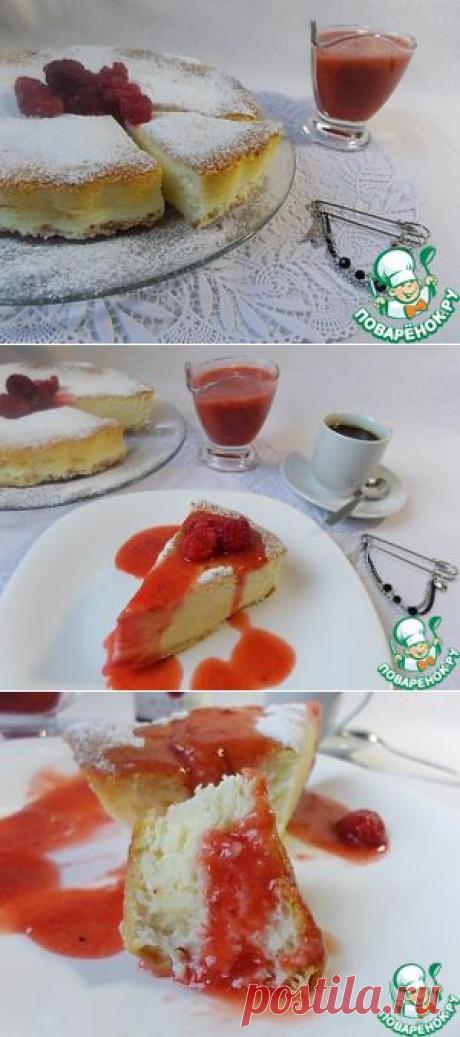 Чизкейк Мазлтов с клубнично-малиновым соусом - кулинарный рецепт