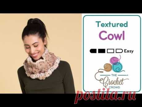 How to Crochet A Cowl: Textured Sprinkle Cakes Cowl