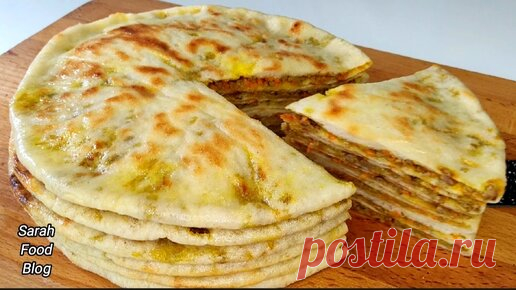 Сара Фуд Блог! | Соседка-чеченка угостила меня лепëшками. Готовлю третий раз - муж в восторге!