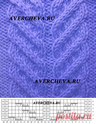 Узор спицами 979 