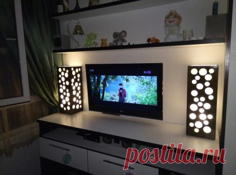 Интересный абажур для светильника своими руками