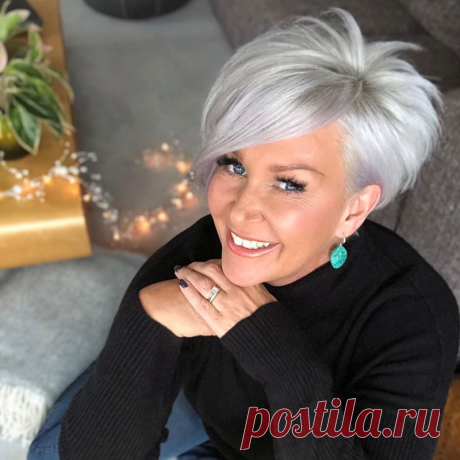 ღ Стрижки для женщин за 50+, которые сделают вас моложе 2023/2024