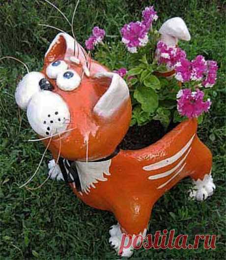 Поделки для сада своими руками: 9 фигурок с мастер-классом - Учимся Делать Все Сами