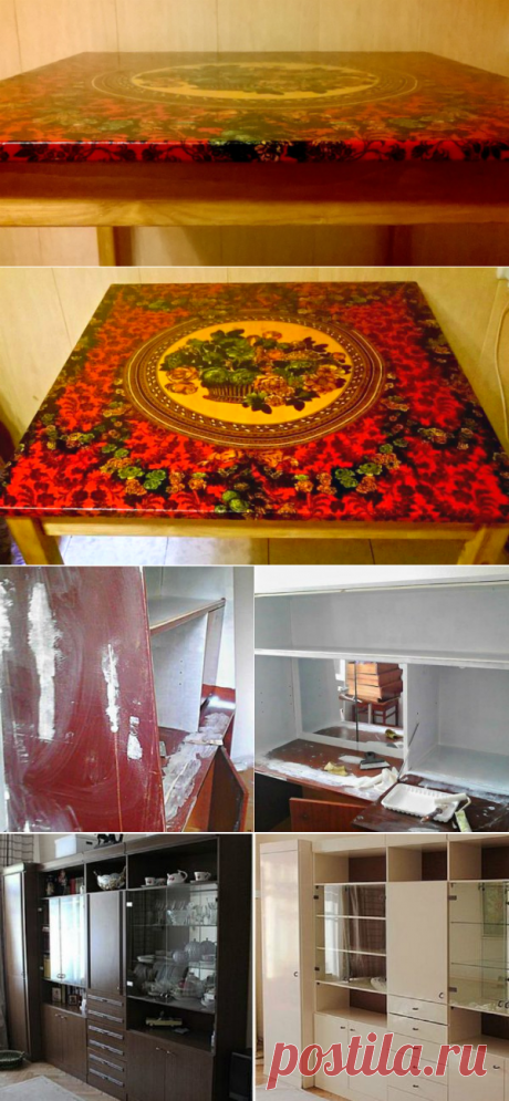 Декупаж стола