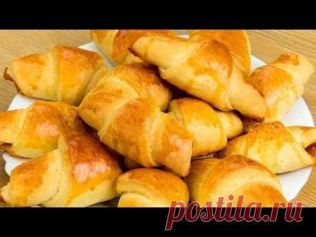 Угощение которое всегда ко двору! Самый вкусный и быстрый рецепт рогаликов с джемом! | Appetitno.TV