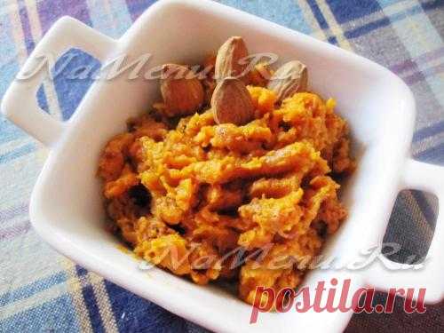 Хумус из моркови, рецепт с фото