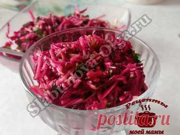 Салат из сырой свеклы с яблоками и медом Дорогие читатели! Результат просто потрясающий!!! Салат из сырой свеклы с яблоками и медом, полезный, аппетитный и очень-очень вкусный. Думаю, надо готовить!!! В нашей семье его готовы есть хоть каждый день. ИНГРЕДИЕНТЫ: 1 свекла 2 яблока зелень (укроп, петрушка) 1 ст. ложка меда 1 ст. ложка лимонного сока растительное масло соль Салат с яблоками и свеклой …