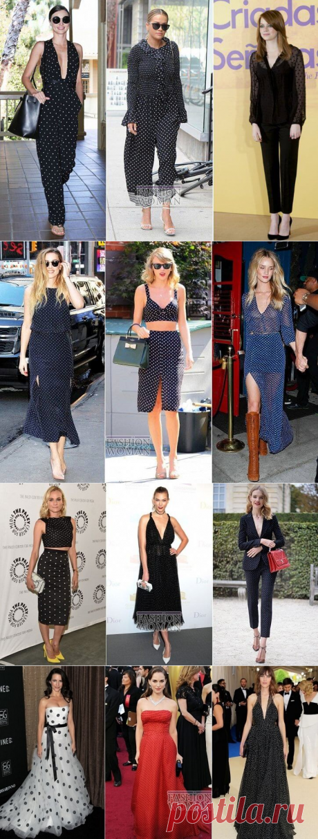 Горошек - модный принт сезона | Тысяча и одна идея