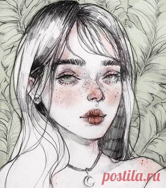 1,656 Likes, 11 Comments - Walter’s Mom (@0073.uv) on Instagram: “Those r some very sad 🍌 leaves. 💁🏻: @solarismay #dailysketch #pencilsketch #pencildrawing…”