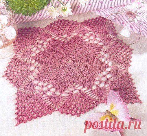 Лиловая салфетка - Для уюта в доме